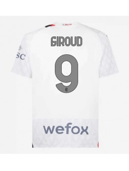 Billige AC Milan Olivier Giroud #9 Bortedrakt 2023-24 Kortermet
